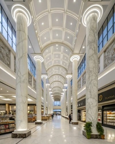 Atrium Column Lighting