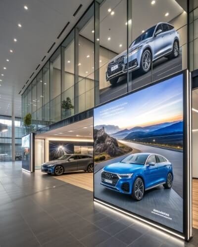 Large Scale Fabric Lightboxes