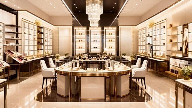 Ultra-Thin Backlit Panels for Luxury Cosmetics Retail Displays