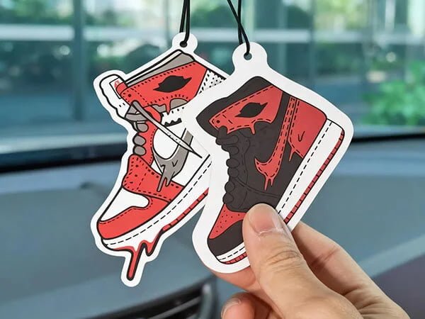 Car hanging paper air freshener scent cards wholesale