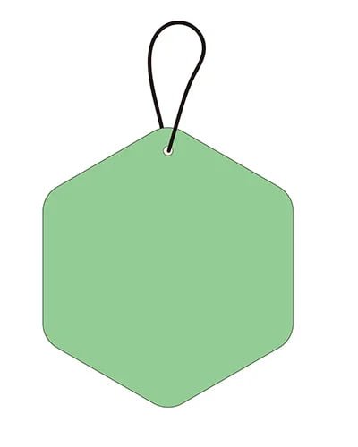 Custom Hexagon Paper Air Freshener