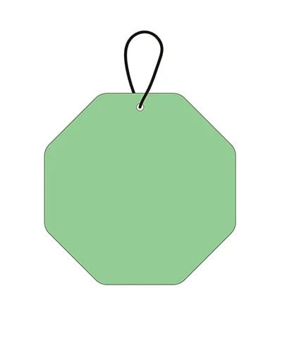 Custom Octagon Paper Air Freshener