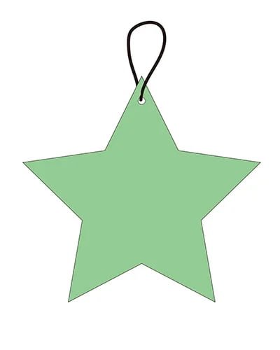 Custom Star‑Shaped Paper Air Freshener