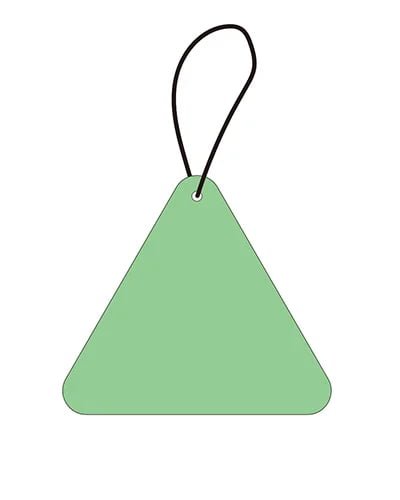 Custom Triangle Paper Air Freshener